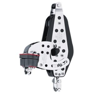 Harken 3.00" Fiddle Hexaratchet Block - Swivel, Becket, Cam Cleat, Starboard
