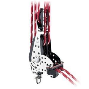 Harken 3.00" Double Fiddle Hexaratchet Block - Swivel, Becket, Cam Cleat, Cross Block