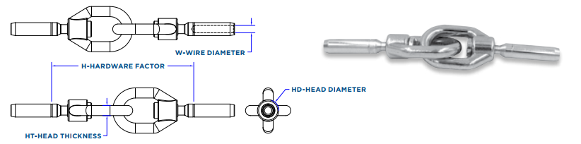 hayn double gate eye diagram – The Rigging Company