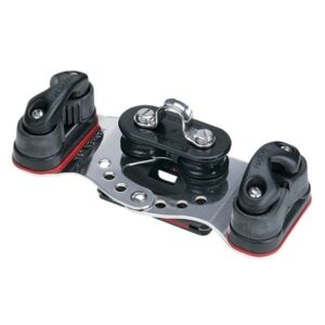 Harken 22mm Car with Sheaves & Cam Cleats