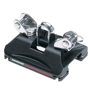 Harken 22mm Low Load Car w/Pivoting Shackle & Control Tangs