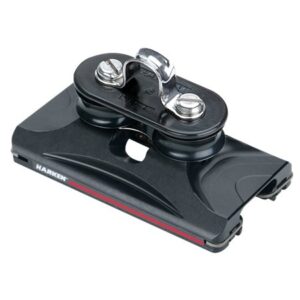 Harken 22mm Hi-load car w/sheaves & eyestrap