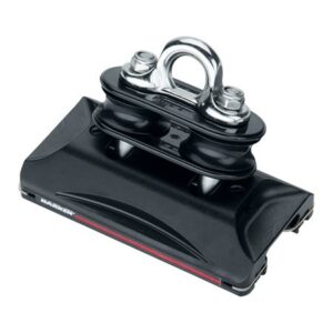 Harken 22mm Car with Pivoting Sheaves & Eyestrap