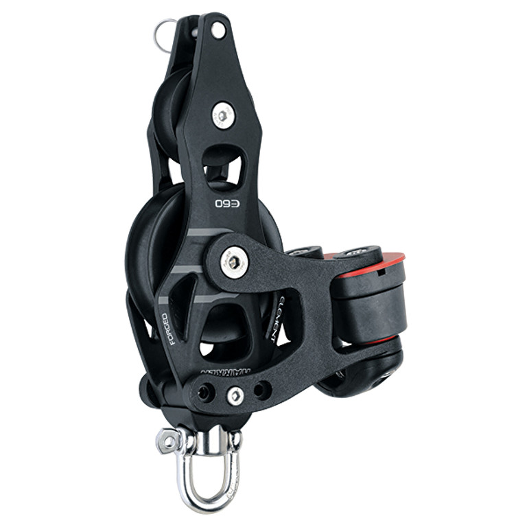 Harken 60mm Element Block – Fiddle, Becket, Cam – The Rigging Company