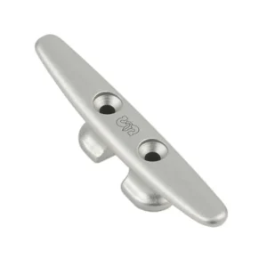 Schaefer Marine Cleat, Open Base, 4"(102mm), Silver