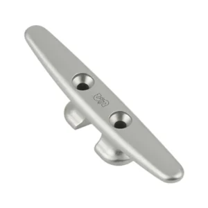 Schaefer Marine Cleat, Open Base, 5"(127mm), Silver