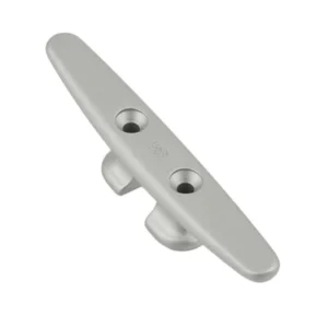 Schaefer Marine Cleat, Open Base, 6"(152mm), Silver