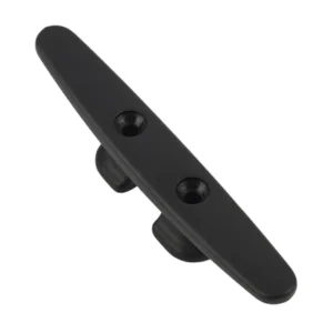 Schaefer Marine Cleat, Open Base, 8"(203mm), Black
