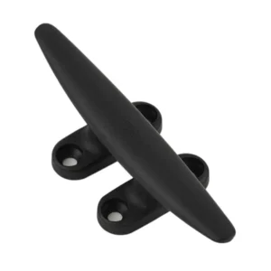 Schaefer Marine Cleat, 4 Hole Deck, 10"(254mm), Black