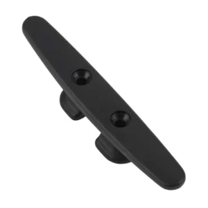 Schaefer Marine Cleat, Open Base, 5"(127mm), Black